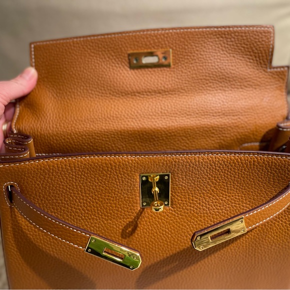 Brown leather bag BNWT - Picture 5 of 11